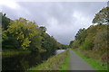 The Forth and Clyde Canal leaving the Falkirk Wheel, west of Falkirk