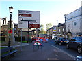 Roadworks on Burnley Road, Bacup