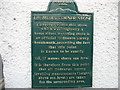 The Muirs Corner-stone Plaque