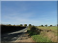 The B1354 towards Briston