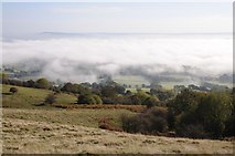 SO7639 : Mist in the Severn vale by Philip Halling