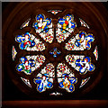 SD8010 : Bury Parish Church, The Rose Window by David Dixon