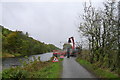 Repairing damage to the bank and towpath, Forth and Clyde Canal