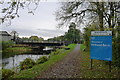 Entering Kirkintilloch at the Hillhead Bridge