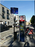 TQ2982 : Cycle hire and signage, Doric Way by Stephen Craven