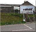 Lloyds Bank advert above a Swansea corner