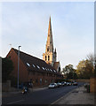 Manor Street, and the spire of All Saints