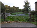 Field entrance off Pope Lane