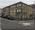 Three-storey block of flats on a Hafod corner, Swansea