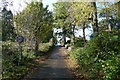 Baldernock Road entering Milngavie