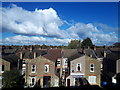 Trackside housing between Hither Green and Lee