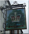 Sign for the Royal Oak, Whittle-le-Woods