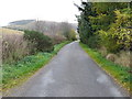 Minor road from the A920 towards Quarryhead