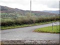 The northern end of the Upper Road at its junction with Church Road