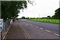 A2 (Sea Coast Road) passing Bellarena Primary School, near Limavady, Co. Derry