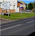 A4061/A4065/A4093 directions sign, Bryncethin