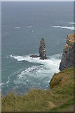 R0392 : Stack, The Cliffs of Moher by N Chadwick
