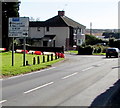 M4 motorway direction sign, Blackmill Road, Bryncethin