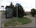 Cycle route 5 signpost, Littlemoor Road, Weymouth