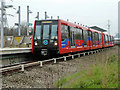 DLR train at Beckton