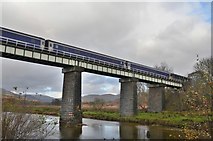 NN3825 : Caledonian Sleeper crossing Glenbruar Viaduct by Jim Barton