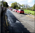 Broadway speed bump, Caerleon