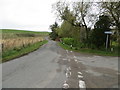 Junction of minor roads at Shenwell Cottage