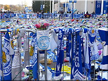 SK5802 : Tributes at the King Power Stadium, Leicester by Mat Fascione