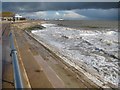 Clacton-on-Sea: Kings Promenade under a glowering sky