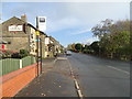 Bus stop on Huddersfield Road (A62)