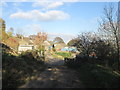 Approaching Spout House Farm