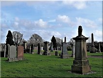 NS2849 : Dalry Cemetery by Raibeart MacAoidh