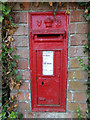 TL8730 : The School Victorian Postbox by Geographer