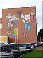 Mural on the east wall of DC Thomson