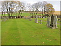 NJ6338 : Part of the cemetery at Ythanwell by Peter Wood