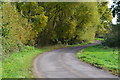 Winding lane at Sandford