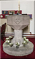 St John the Baptist, Bishop Monkton - Font