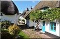 Thatched cottages at Inner Hope, Devon