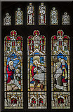 SK8025 : Stained glass window, St Mary Magdalene church, Waltham on the Wolds by Julian P Guffogg