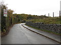 SO2602 : Warning sign - no footway for 670 yards, Pentrepiod Road, Pontnewynydd by Jaggery