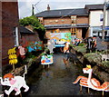 Jungle Book display on the River Avon, Pewsey