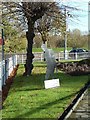 Silent soldier at Newtown Cenotaph