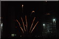 View of fireworks in the Light Up the Night event from the Wembley Stadium walkway #2