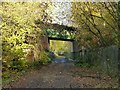 Former railway bridge over Lamb Close Lane