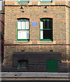 TQ3480 : Plaque to Lincoln Stanhope Wainright, St Peter’s Vicarage, Wapping Lane, Wapping by Robin Stott