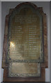 TF7743 : War memorial plaque by Ian S