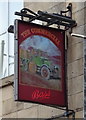 Sign for the Commercial public house, Uppermill