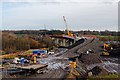 Dalry Bypass bridge construction