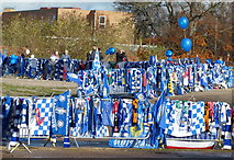 SK5802 : Tributes near the King Power Stadium, Leicester by Mat Fascione