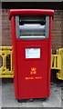 Royal Mail business box on Market Street, Huddersfield